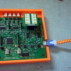 Running prototype Radar Sensor Kit  connected to PC over USB